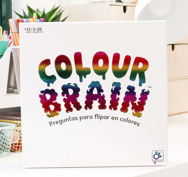 Colour Brain - Juego de mesa - Mercurio - 2-20 jugadores - 8+ años - 30 min