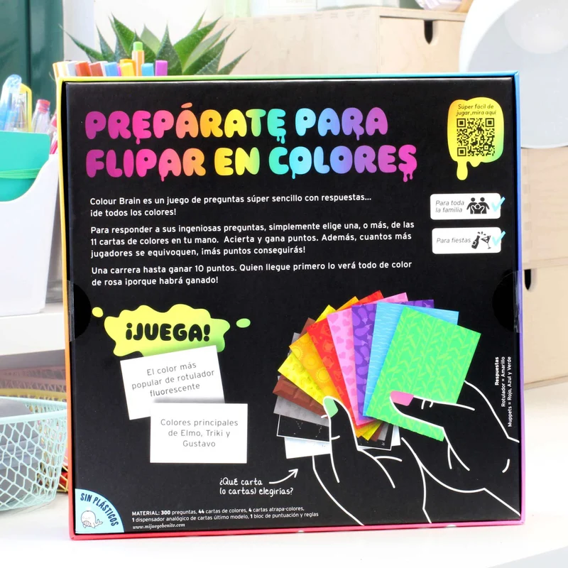 Colour Brain - Juego de mesa - Mercurio - 2-20 jugadores - 8+ años - 30 min
