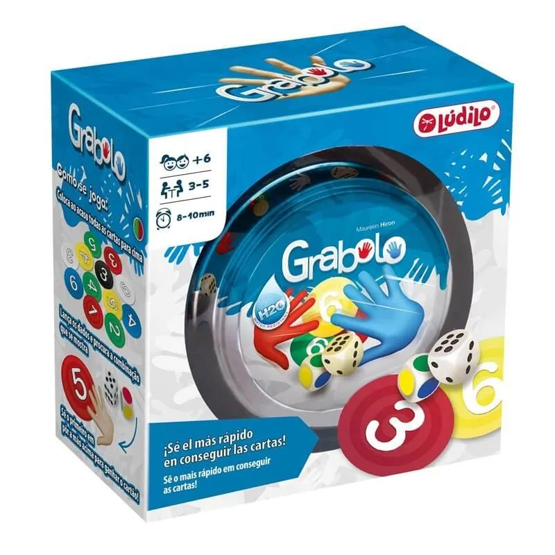 Grabolo - Juego de mesa - Ludilo - 3-5 jugadores - 6+ años - 15 min