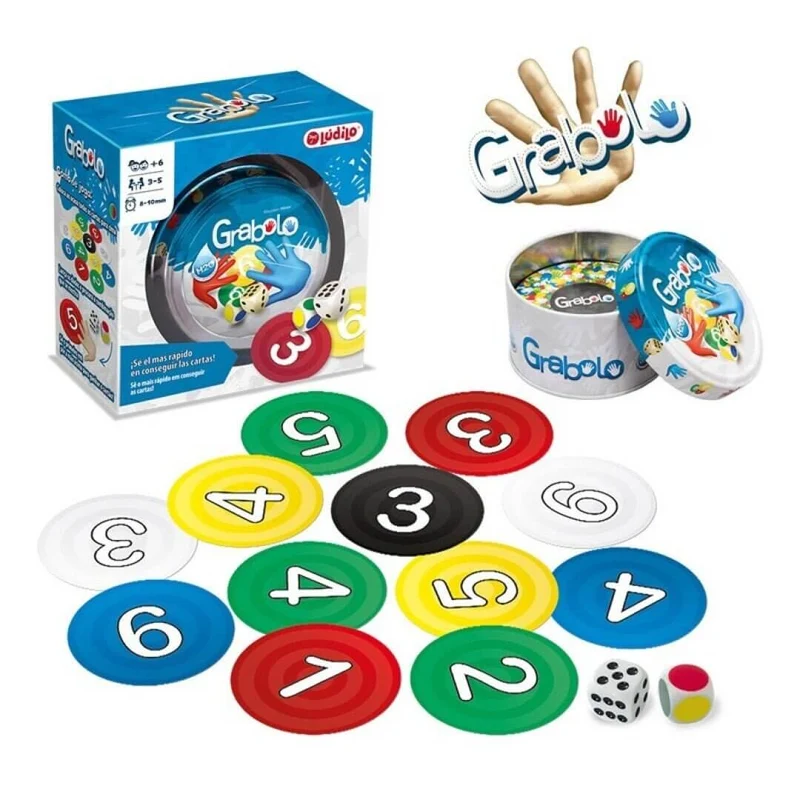 Grabolo - Juego de mesa - Ludilo - 3-5 jugadores - 6+ años - 15 min