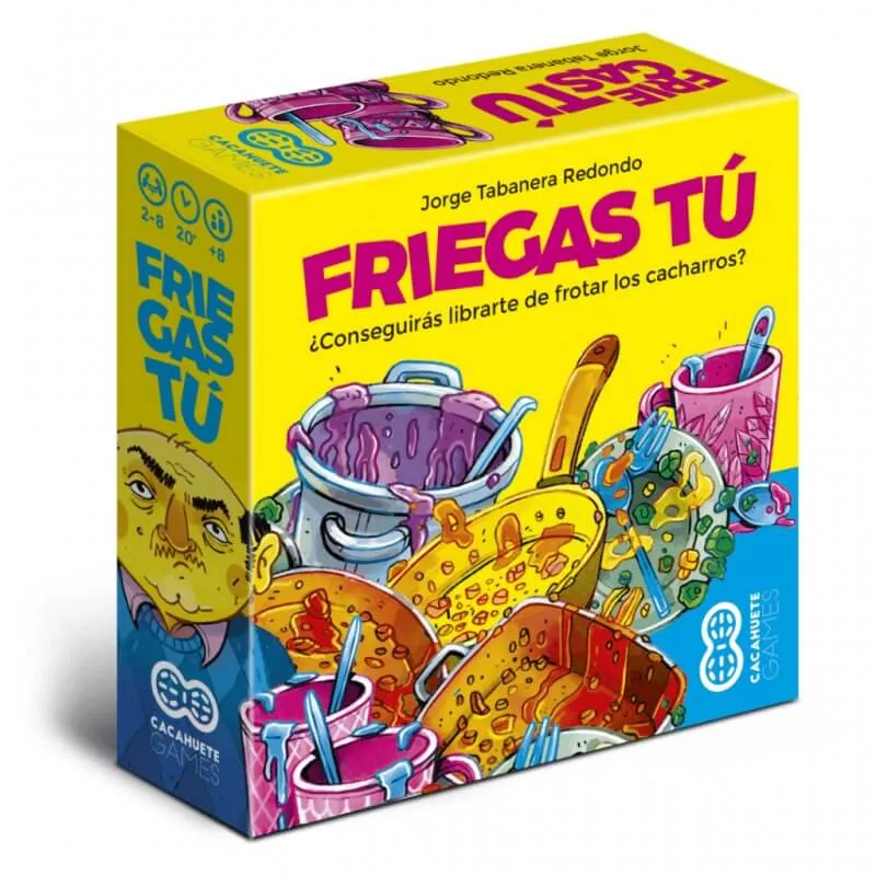 Friegas Tú - Juego de mesa - ROCKET LEMON - 2-8 jugadores - 8+ años - 20 min