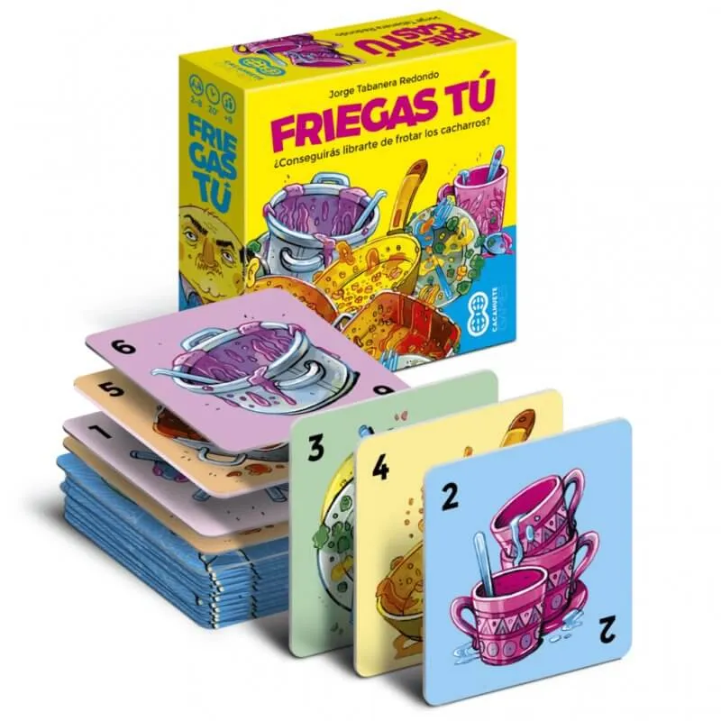 Friegas Tú - Juego de mesa - ROCKET LEMON - 2-8 jugadores - 8+ años - 20 min