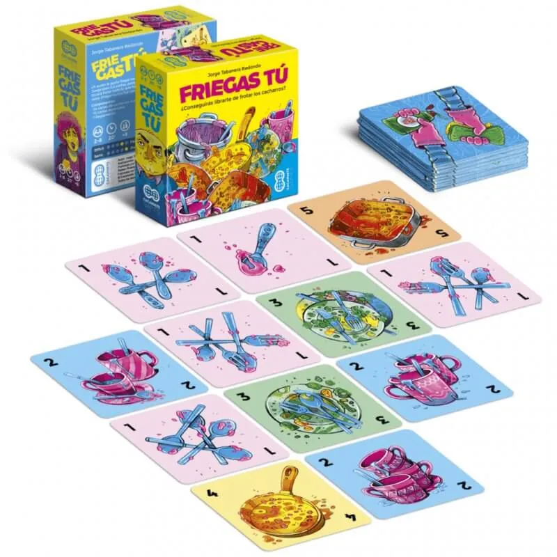 Friegas Tú - Juego de mesa - ROCKET LEMON - 2-8 jugadores - 8+ años - 20 min