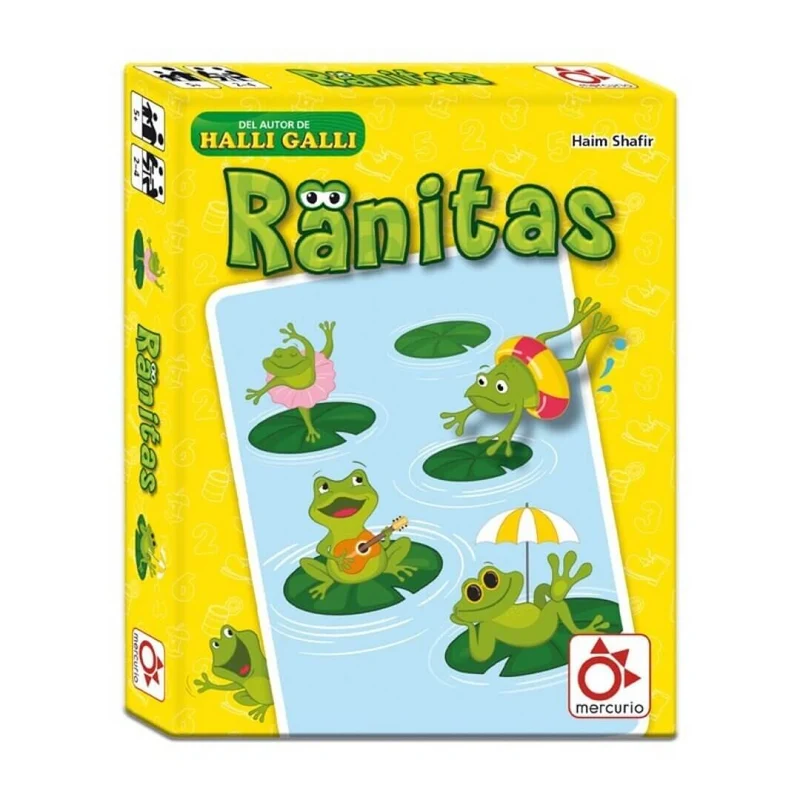 Ranitas - Juego de mesa - Mercurio - 2-4 jugadores - 5+ años - 10-20 min