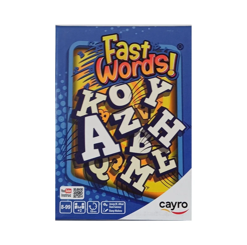 Fast Words - Juego de mesa - Cayro - 2-8 jugadores - 8+ años - 15 min