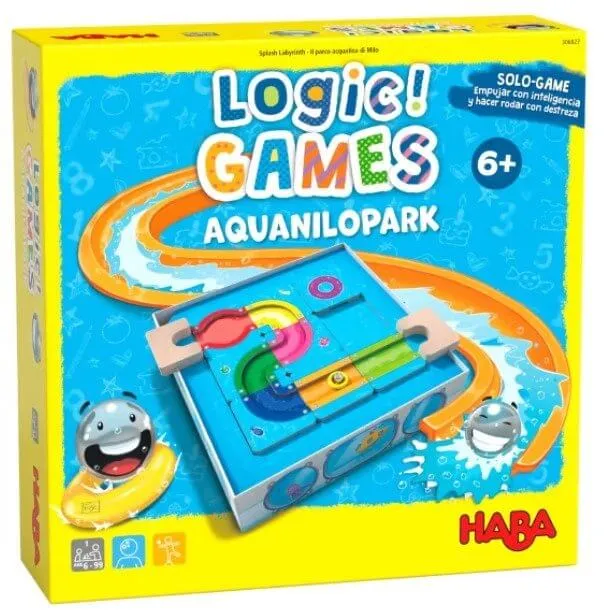 Logic! Games AquaNiloPark - Juego de mesa - Haba - 1 jugador - 6+ años - 15 min