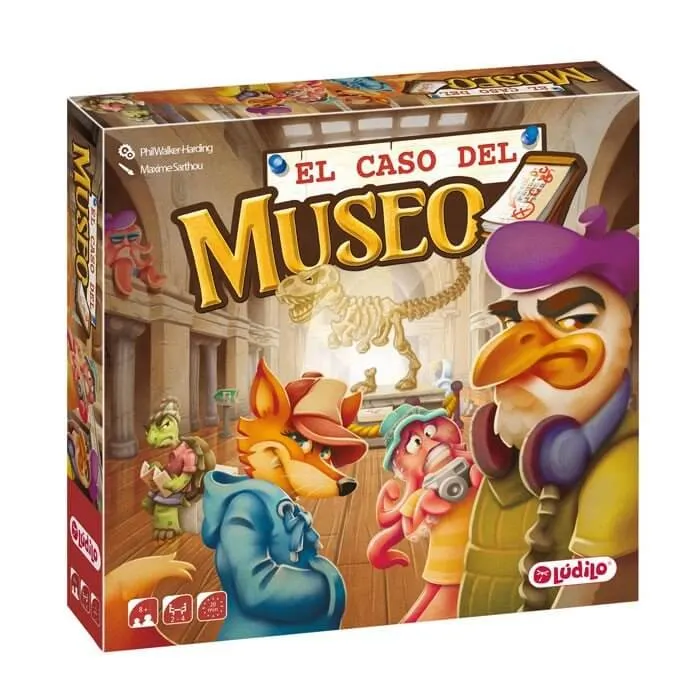 El Caso del Museo - Juego de mesa - Ludilo - 2-4 jugadores - 8+ años - 20 min