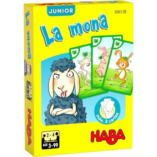 La mona - Juego de mesa - Haba - 2-4 jugadores - 3+ años - 5-10 min