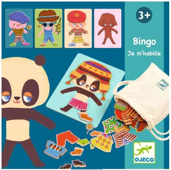 Bingo Me Visto - Juego de mesa - Djeco - 1-6 jugadores - 3+ años - 10 min