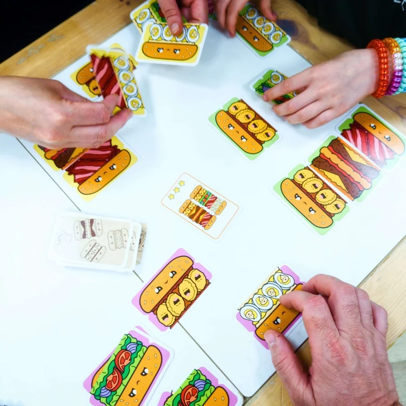 Burger ¡Ya! - Juego de mesa - Mixlore - 2-5 jugadores - 8+ años - 15 min