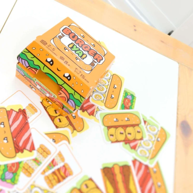 Burger ¡Ya! - Juego de mesa - Mixlore - 2-5 jugadores - 8+ años - 15 min