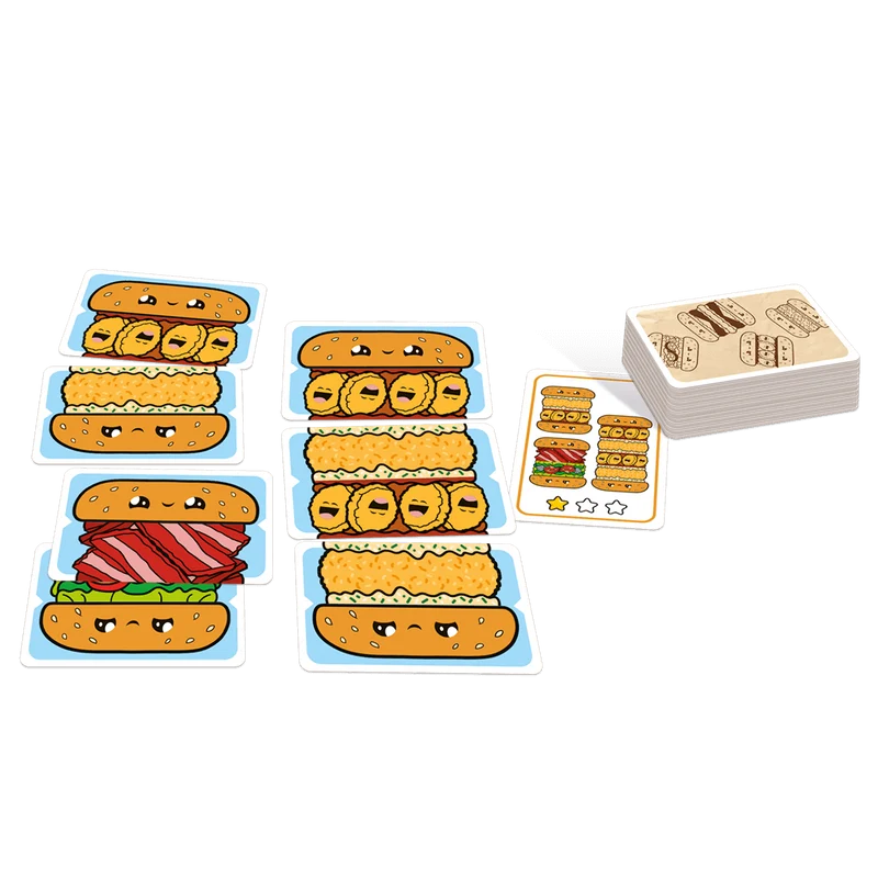 Burger ¡Ya! - Juego de mesa - Mixlore - 2-5 jugadores - 8+ años - 15 min