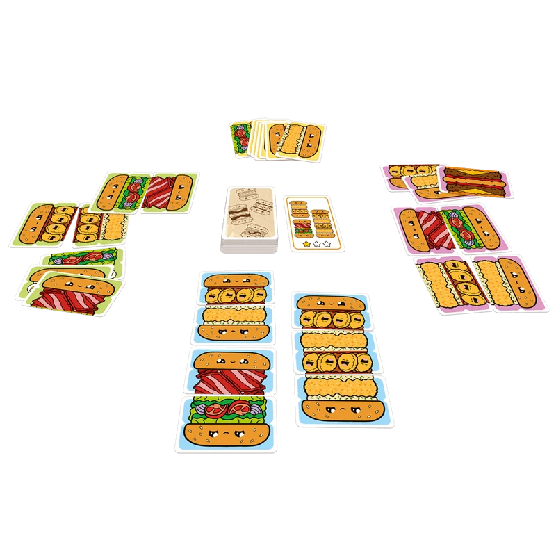 Burger ¡Ya! - Juego de mesa - Mixlore - 2-5 jugadores - 8+ años - 15 min