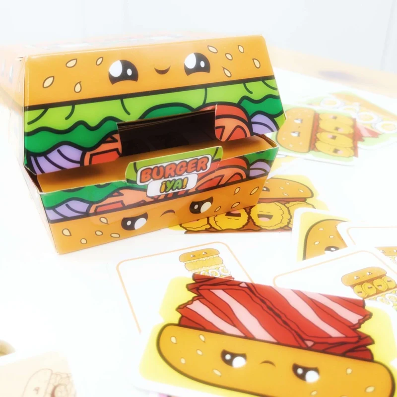 Burger ¡Ya! - Juego de mesa - Mixlore - 2-5 jugadores - 8+ años - 15 min