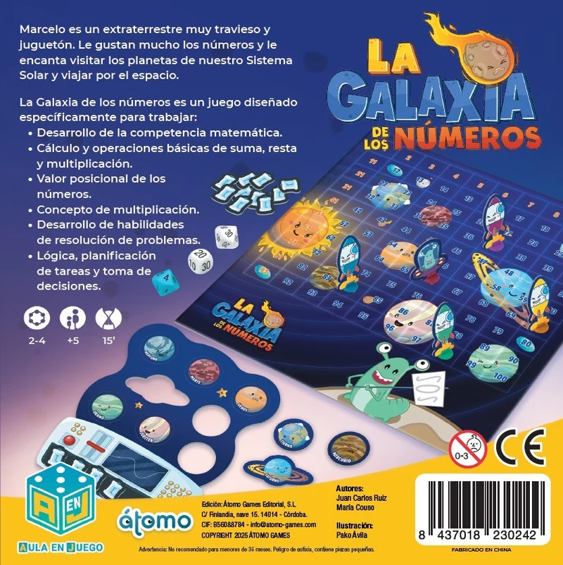 La galaxia de los números · Aula en Juego