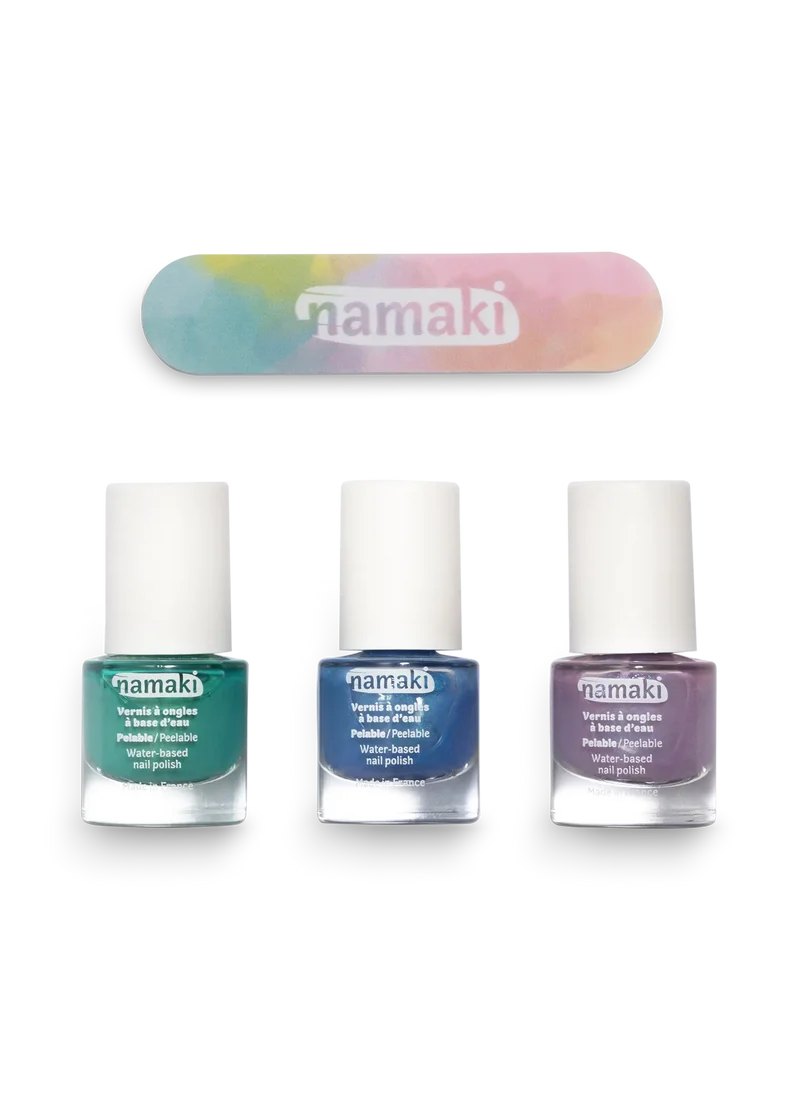 Set 3 Pintauñas al agua Aurora Boreal · Namaki