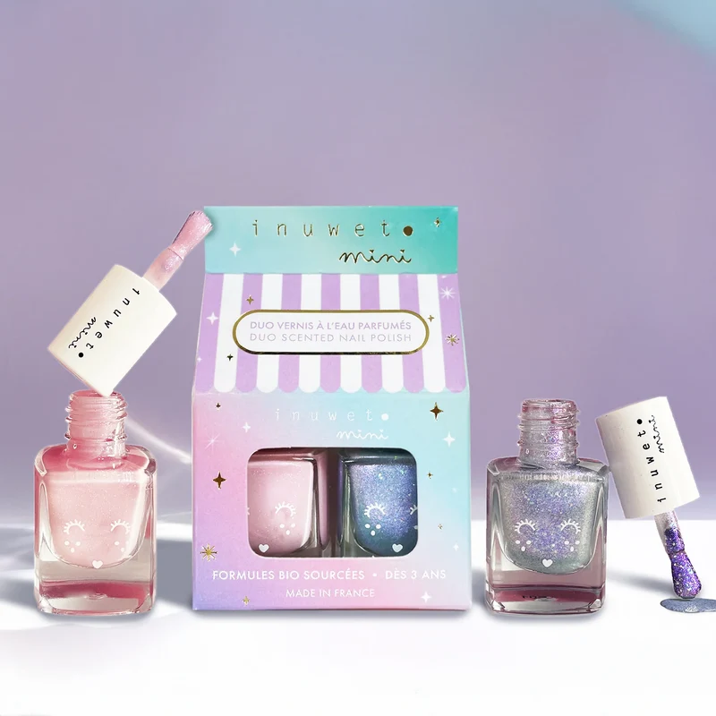 Set dos esmaltes de uñas Princess Aqualand · Inuwet