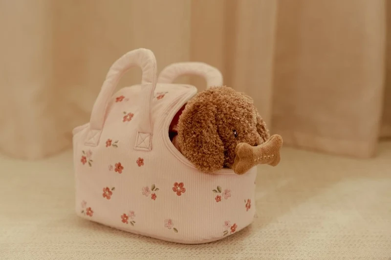 Perrito Peluche Jackie con bolsa · Little Dutch