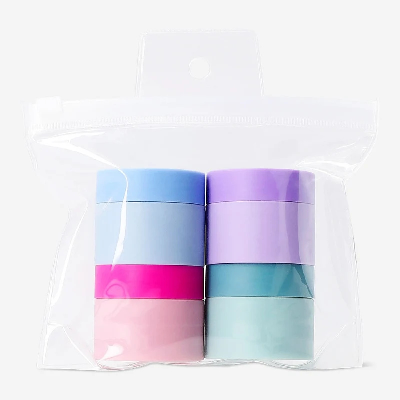 Travel jars with stickers - 4 pcs