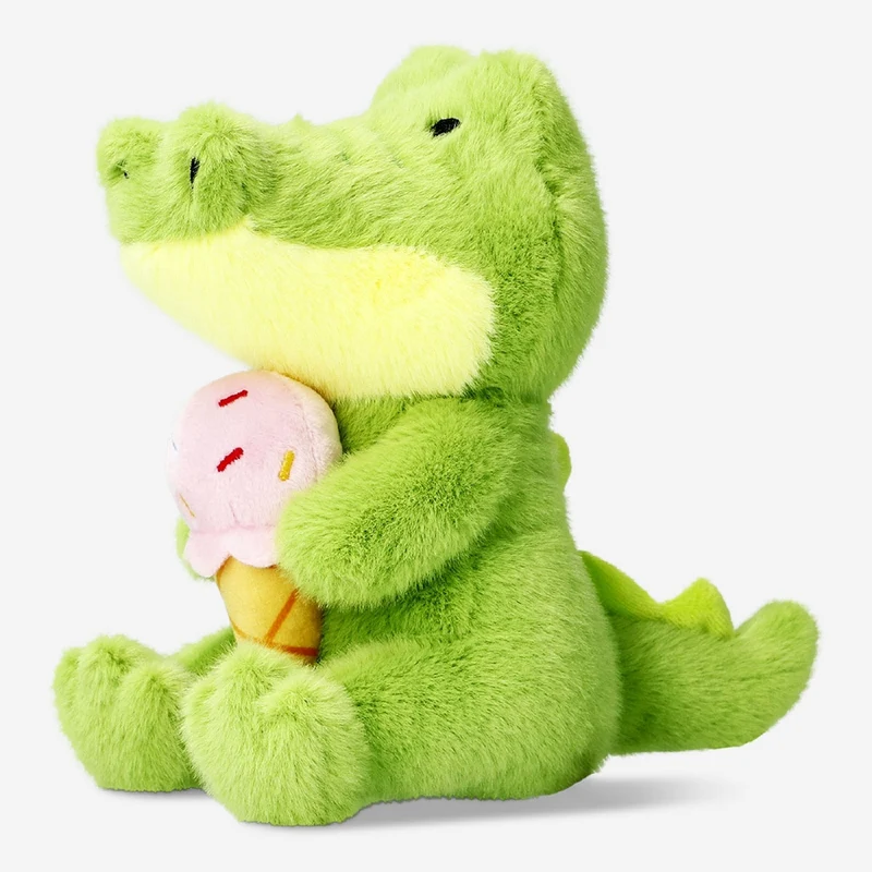 Plush toy - Crocodile with ice cream