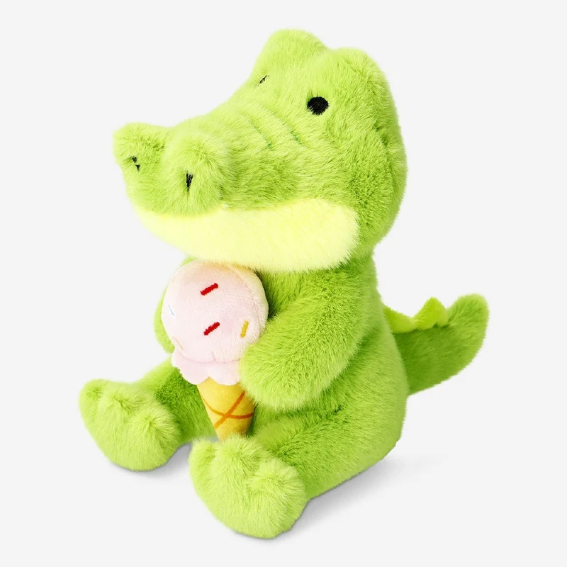 Plush toy - Crocodile with ice cream