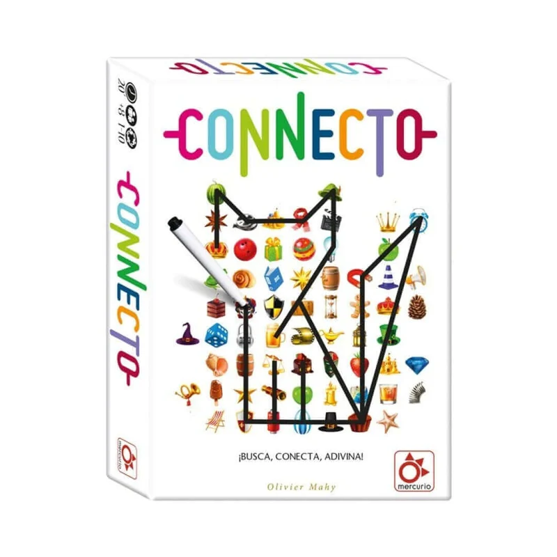 Connecto - Juego de mesa - Mercurio - 1-10 jugadores - 8+ años - 20 min