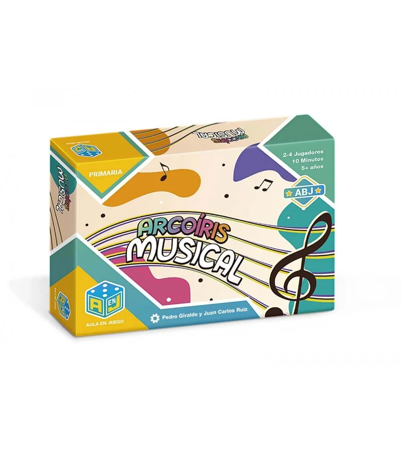 Arcoirís Musical - Juego de mesa - Atomo - 2-4 jugadores - 5+ años - 15 min