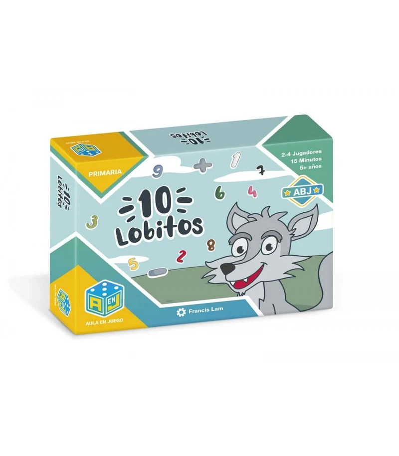 10 lobitos - Juego de mesa - Atomo - 2-4 jugadores - 5+ años - 15 min