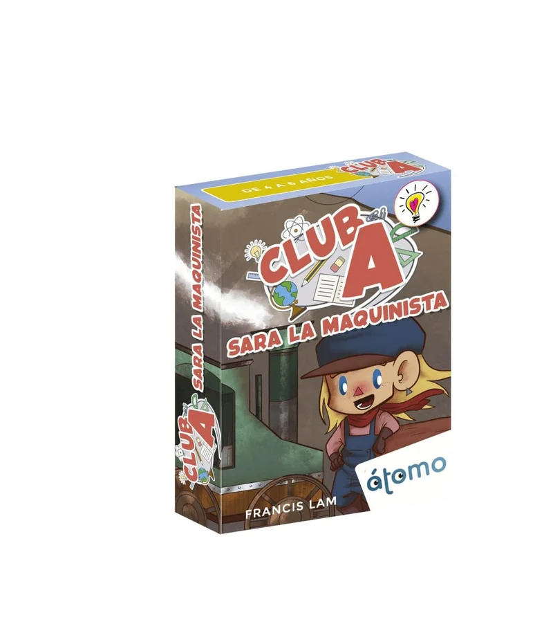 Sara la Maquinista Club A - Juego de mesa - Atomo - 1-3 jugadores - 4+ años - 10 min