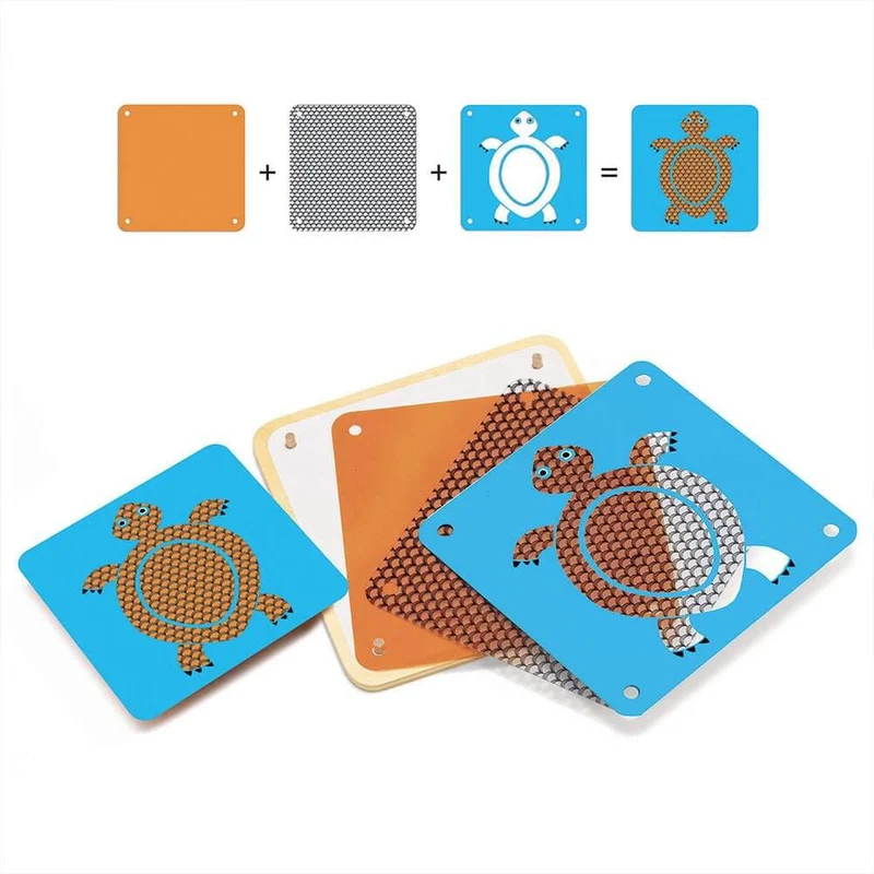 Eduludo Animologix - Juego de mesa - Djeco - 1 jugador - 3-6 años - duración variable
