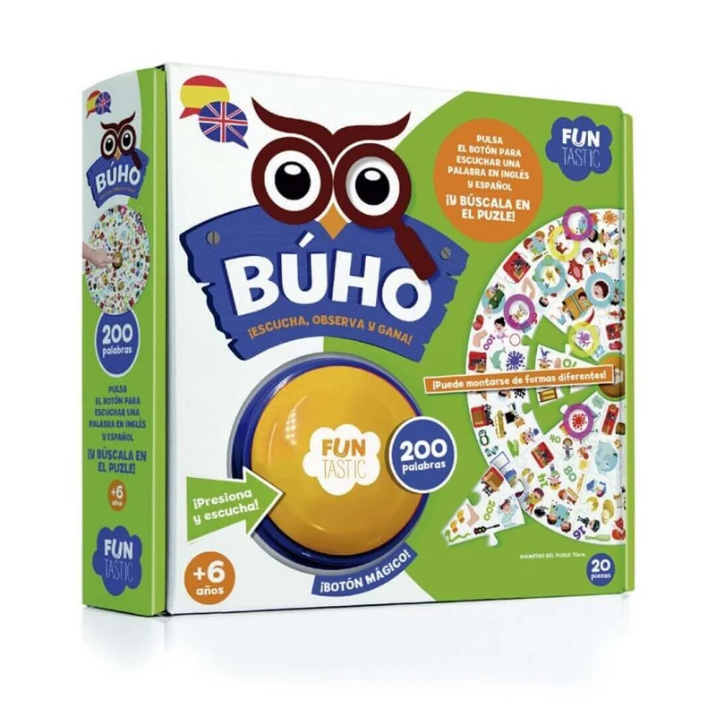 Búho 200 palabras - Juego de mesa - Imagiland - 2-5 jugadores - 6+ años - 10-15 min