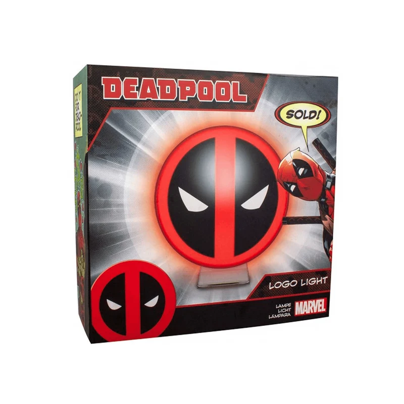 Lámpara del Logo de Deadpool de Marvel