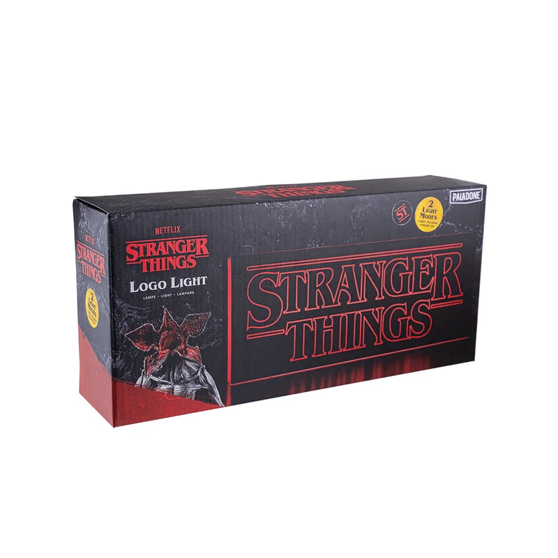 Stranger Things Lámpara Logo Rectángulo