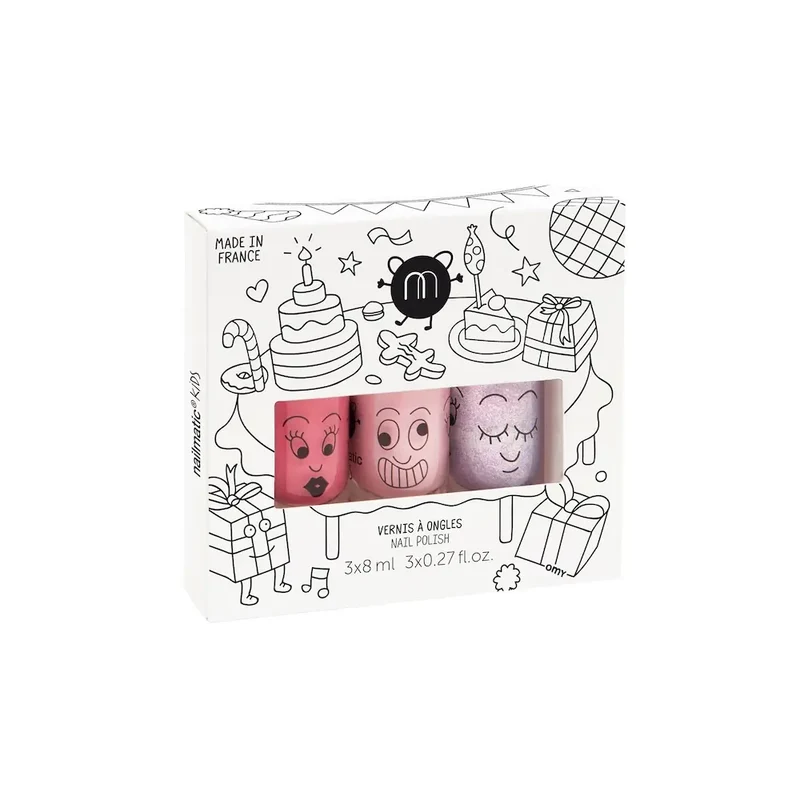 Pack de 3 Esmaltes de Uñas Party · Nailmatic