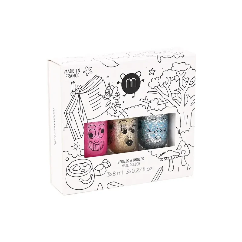 Pack de 3 Esmaltes de Uñas Aurora Luna · Nailmatic