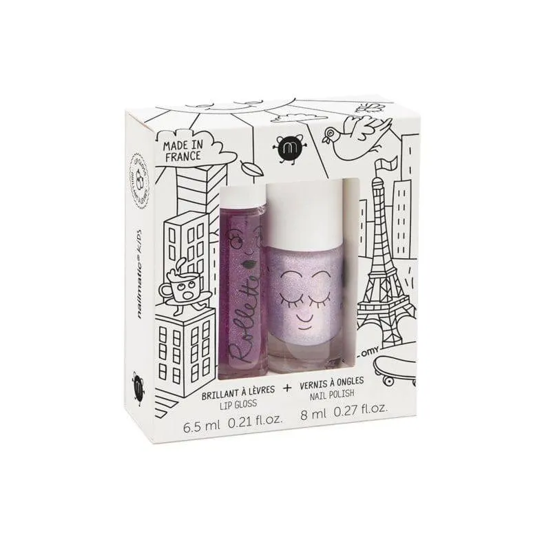 Pack Esmalte de Uñas y Brillo Labial Lovely City · Nailmatic