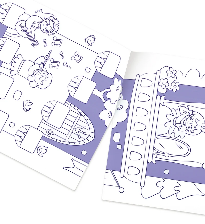 Rollo de papel para garabatos de Castillos · Hape