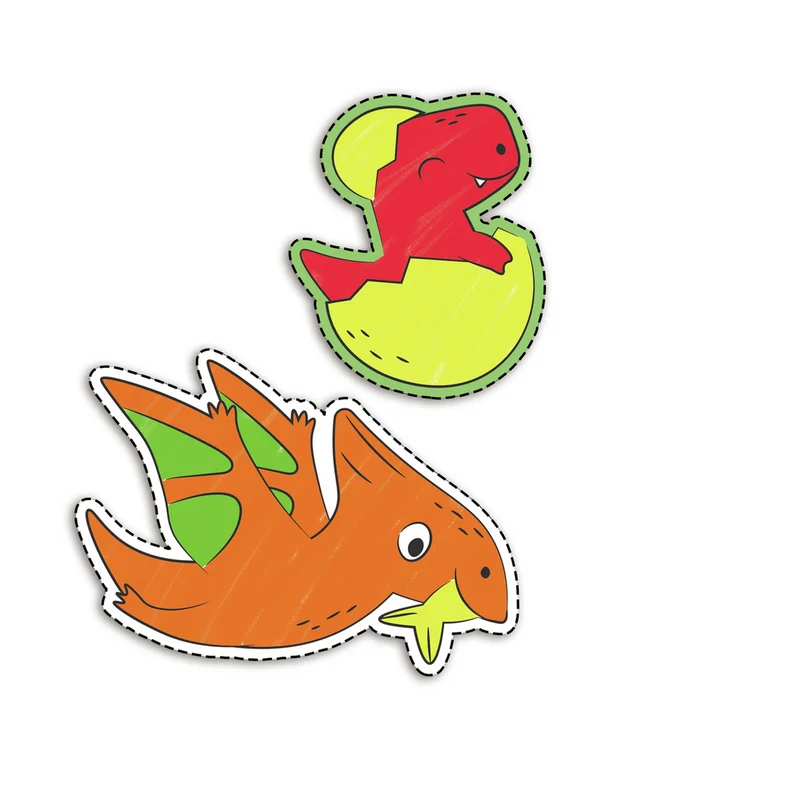 Rollo de papel para garabatos de Dinosaurios · Hape