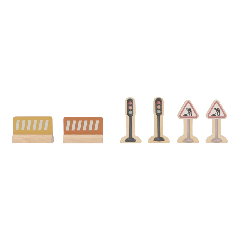 Set Construcción con grúa FSC · Little Dutch