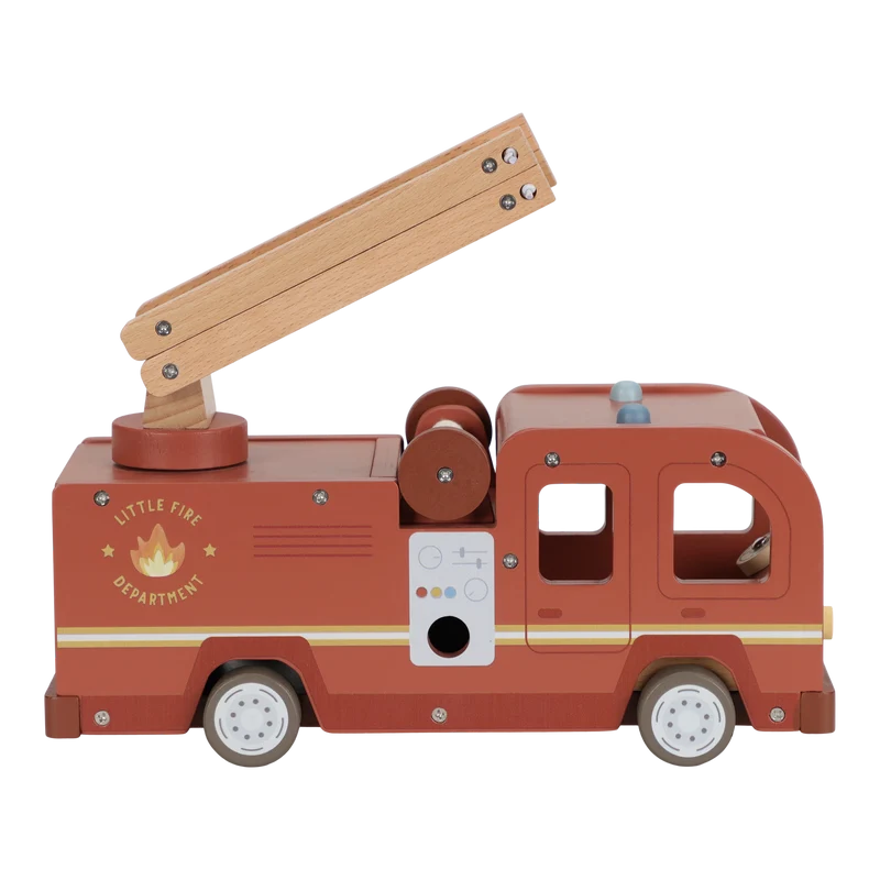 Set Bomberos con camión FSC · Little Dutch