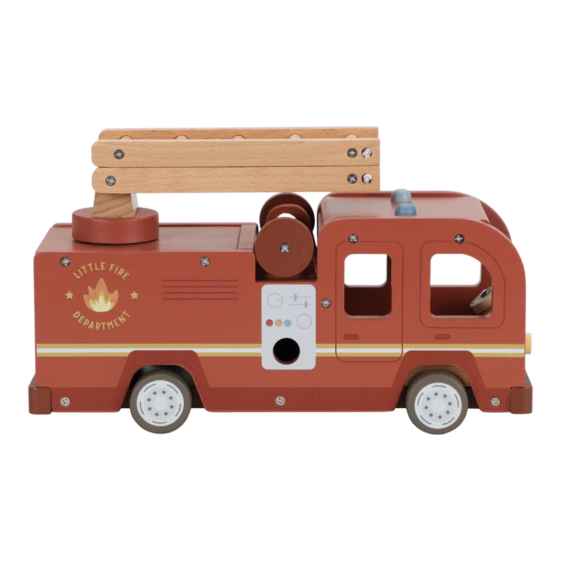 Set Bomberos con camión FSC · Little Dutch