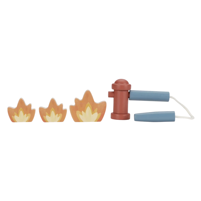 Set Bomberos con camión FSC · Little Dutch
