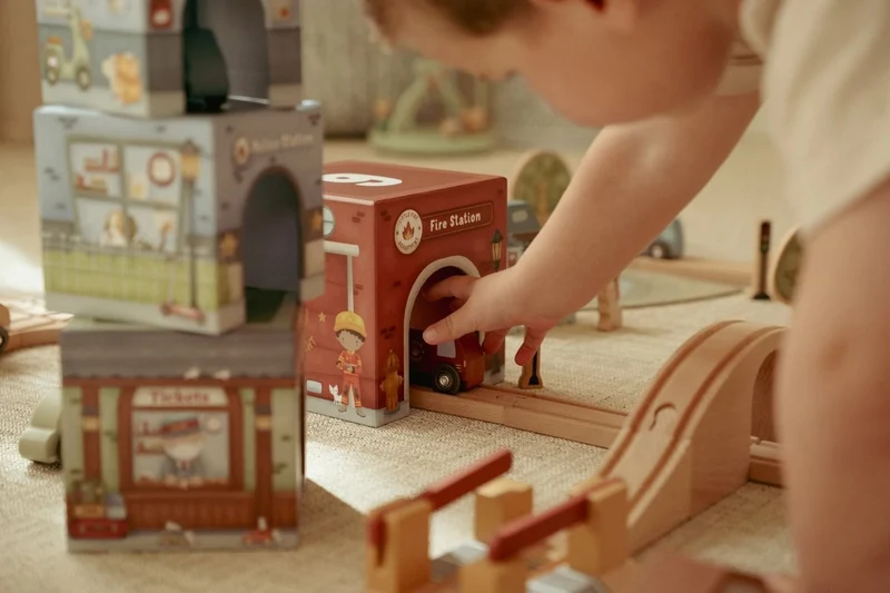 Torre encajable Ciudad con Coches · Little Dutch