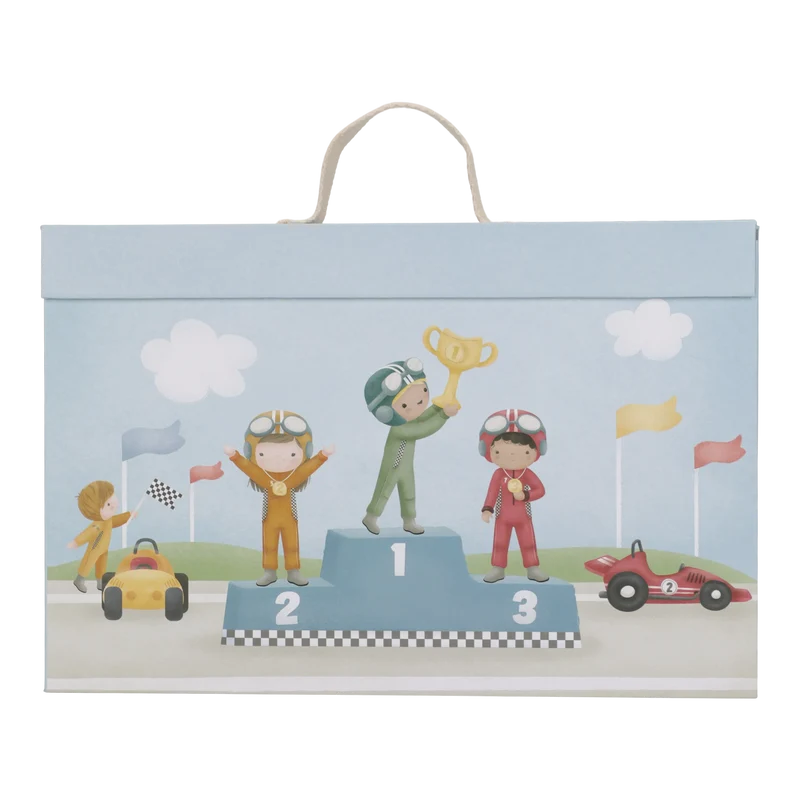 Caja de juego con Pista de Carreras · Little Dutch