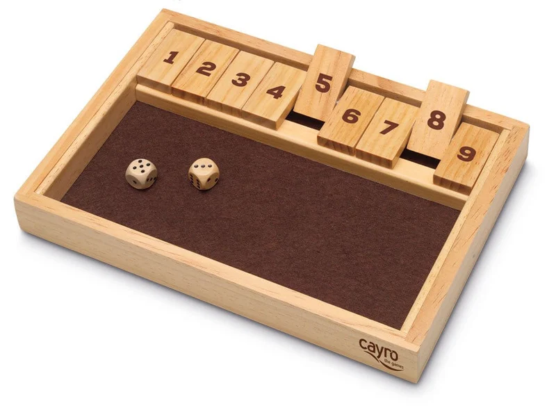 Shut the Box - Juego de mesa - Cayro - 2-4 jugadores - 6+ años - 15 min