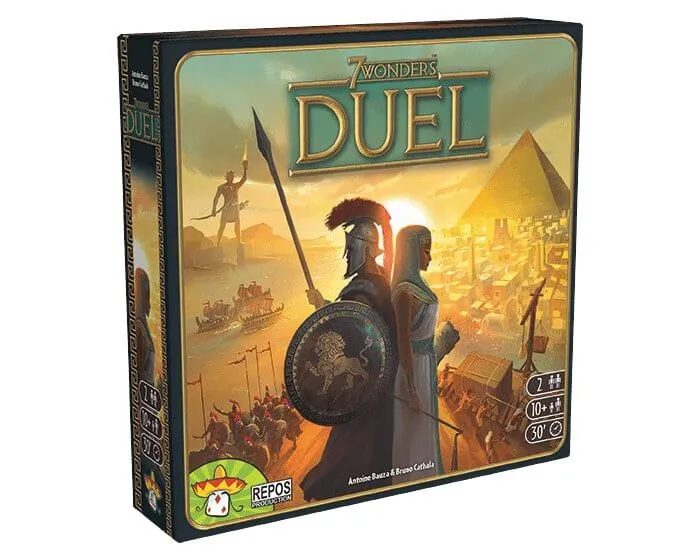 7 Wonders Duel - Juego de mesa - Repos Production - 2 jugadores - 10+ años - 30 min