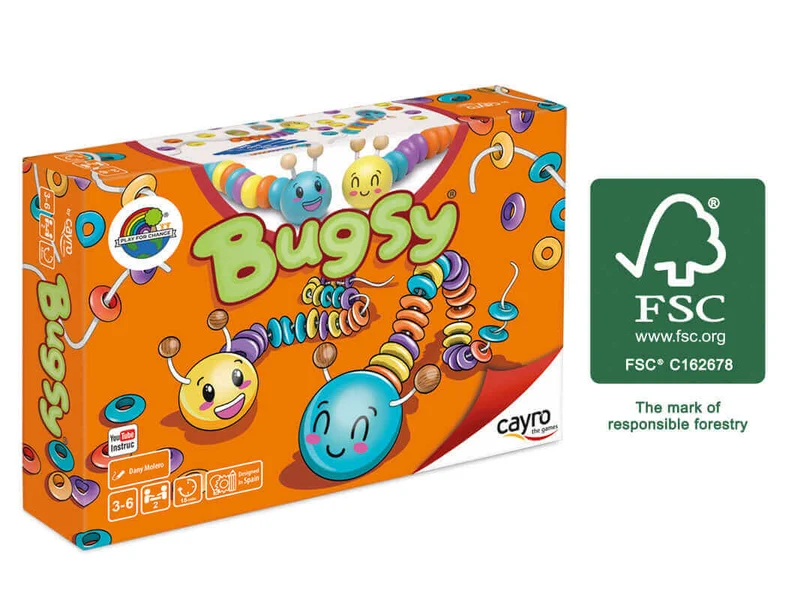 Bugsy - Juego de mesa - Cayro - 2-4 jugadores - 3+ años