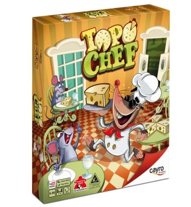 Topo Chef - Juego de mesa - Cayro - 2-4 jugadores - 6+ años - 20 min