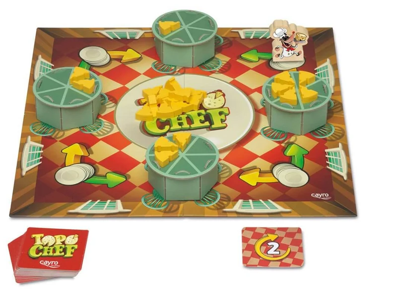 Topo Chef - Juego de mesa - Cayro - 2-4 jugadores - 6+ años - 20 min