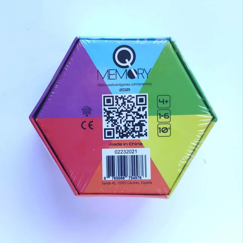 Q MEMORY - Juego de mesa - Little House Board Games - 1-6 jugadores - 4+ años - 10 min